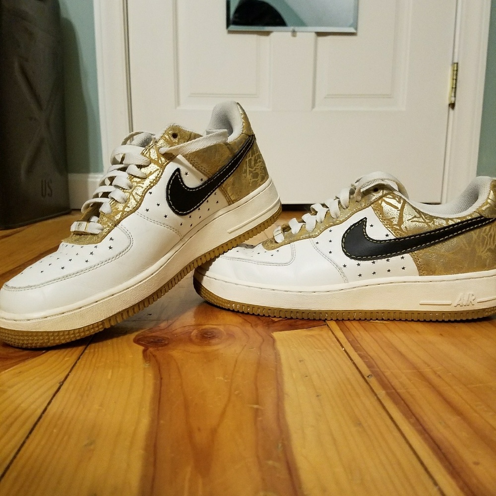 Gold Air Force 1 25th aniversary